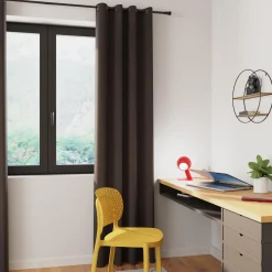 Fashion Rideau occultant GLOOM coloris noir 135 x 240 cm - 4MURS Rideaux