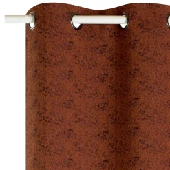 Sale Rideau OSSIDO coloris brique 140 x 260 cm - 4MURS Rideaux