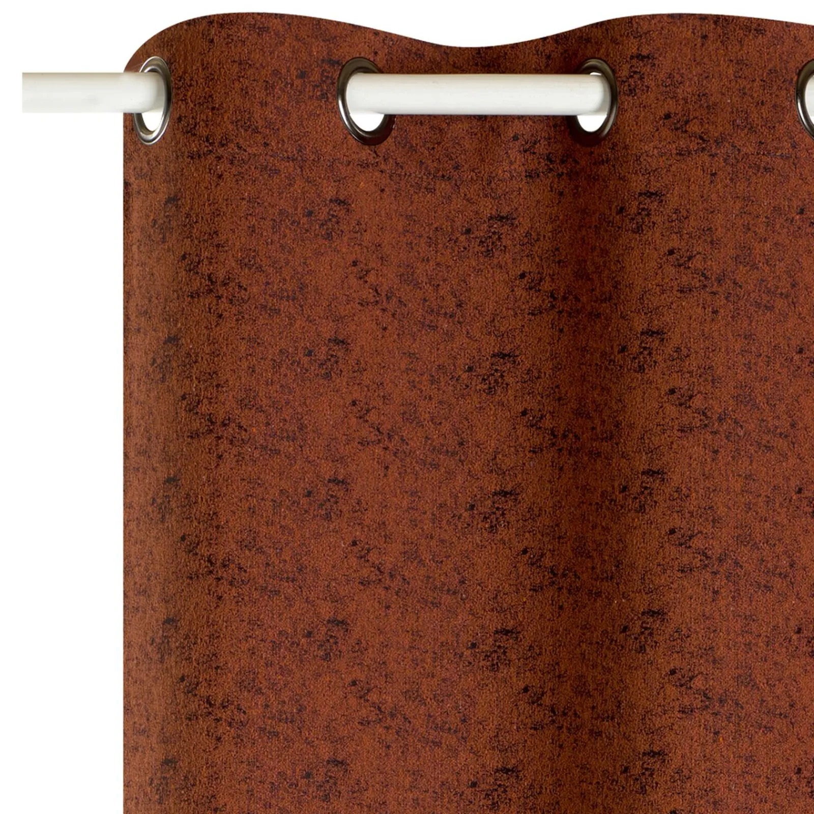 Sale Rideau OSSIDO coloris brique 140 x 260 cm - 4MURS Rideaux