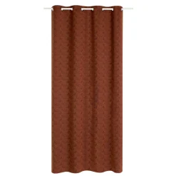 Sale Rideau OSSIDO coloris brique 140 x 260 cm - 4MURS Rideaux