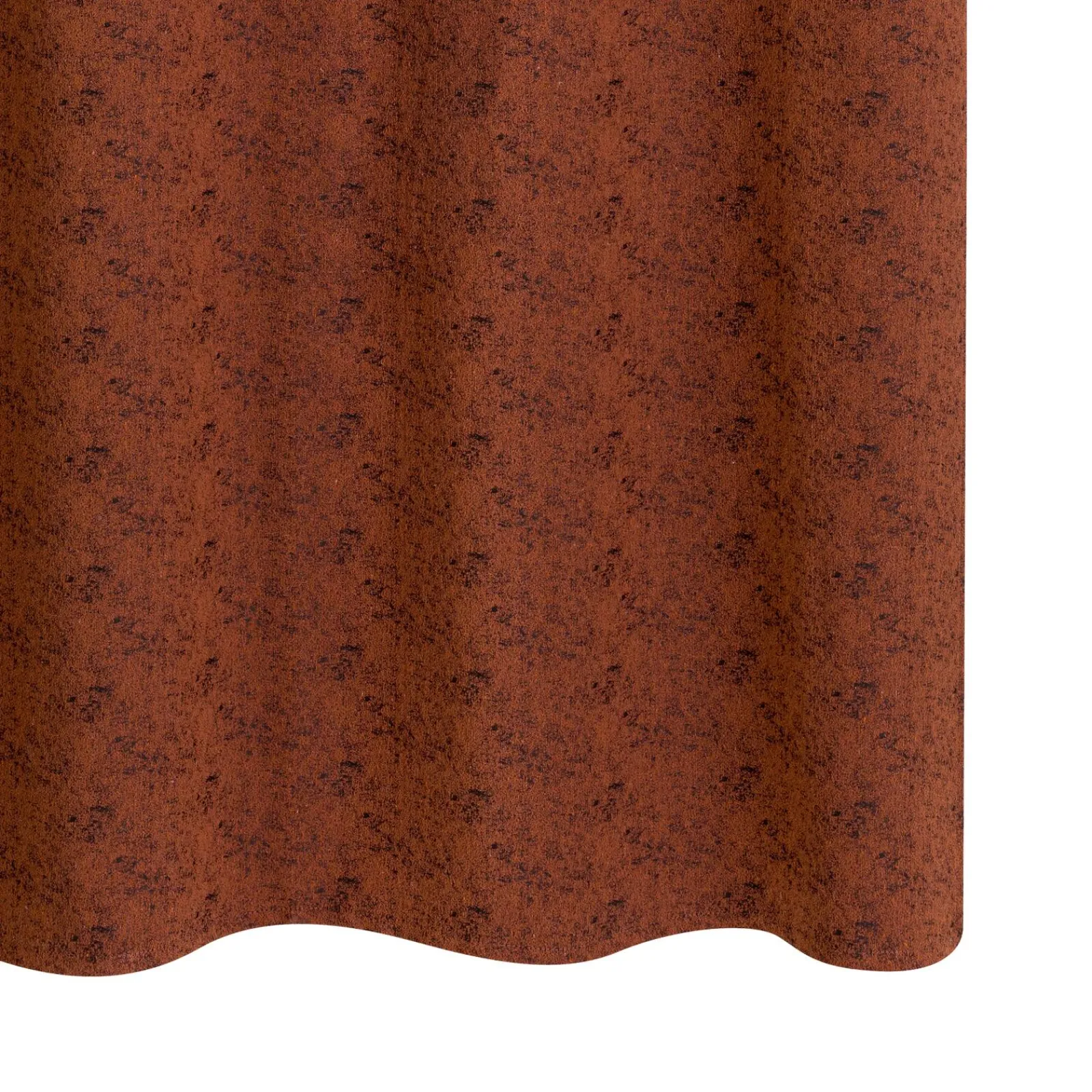 Sale Rideau OSSIDO coloris brique 140 x 260 cm - 4MURS Rideaux