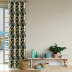 Online Rideau PEACOK coloris vert 135 x 240 cm - 4MURS Rideaux