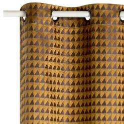Outlet Rideau PYRAMID coloris ocre 140 x 260 cm - 4MURS Rideaux