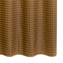 Outlet Rideau PYRAMID coloris ocre 140 x 260 cm - 4MURS Rideaux