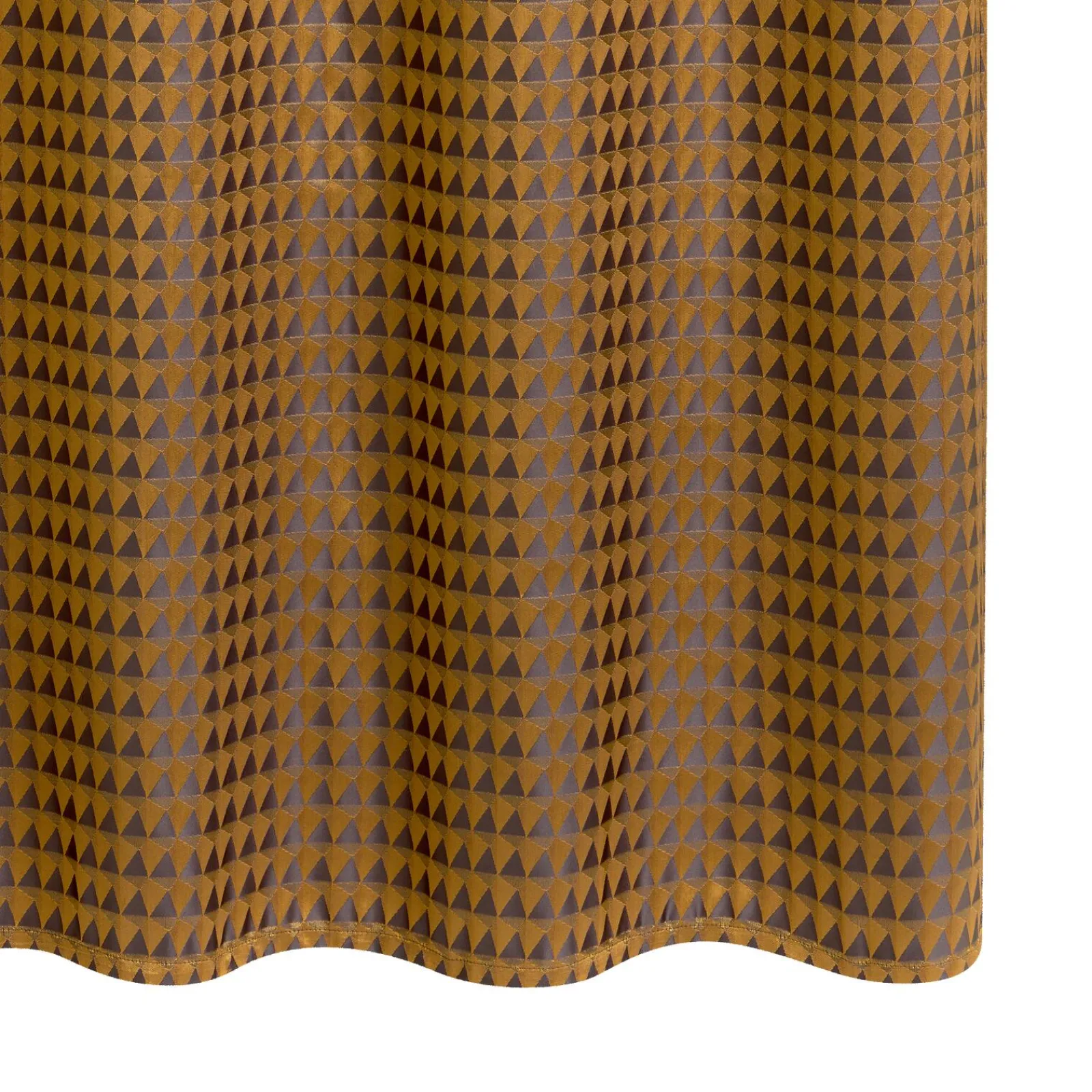 Outlet Rideau PYRAMID coloris ocre 140 x 260 cm - 4MURS Rideaux