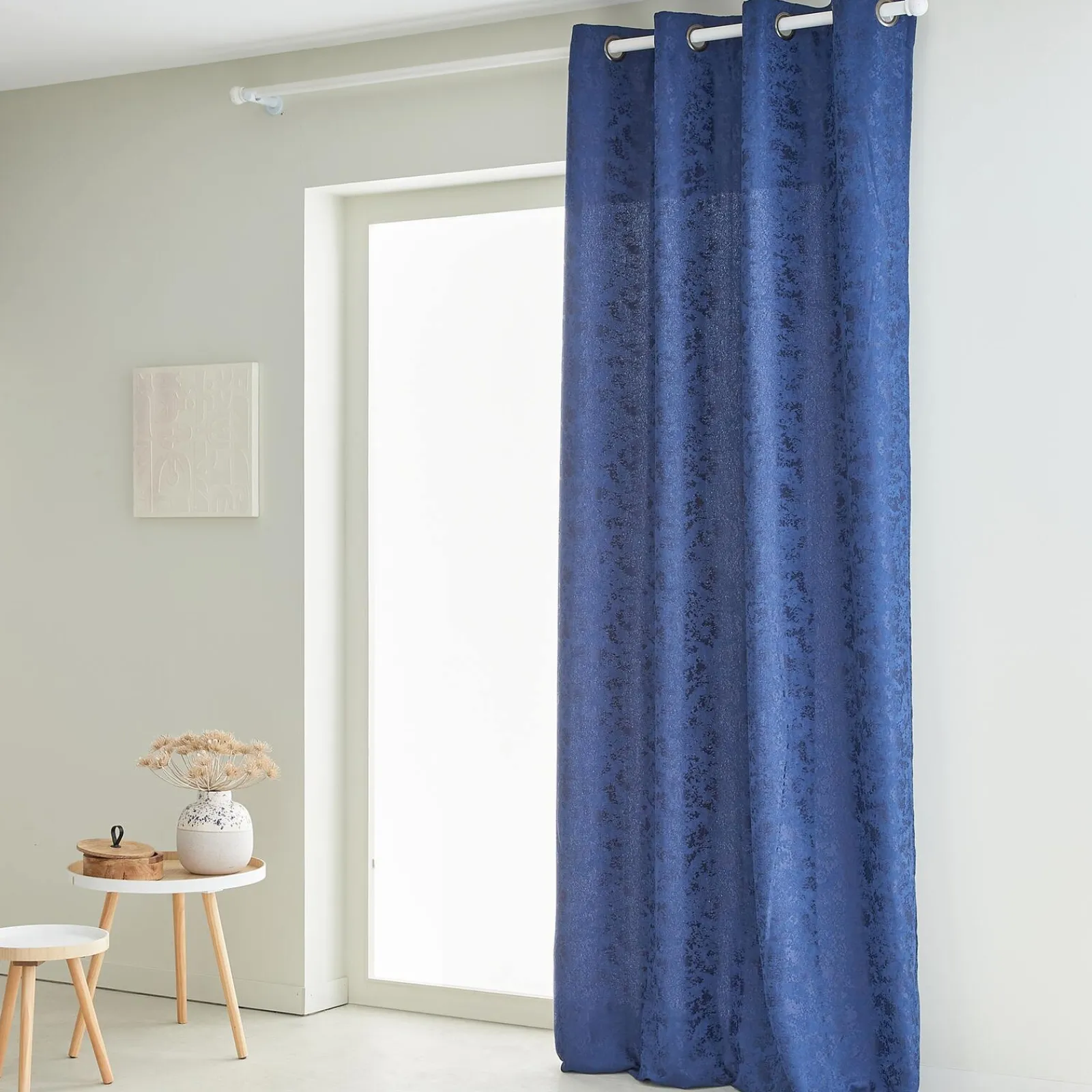 Sale Rideau PYRRHA coloris bleu outremer 140 x 260 cm - 4MURS Rideaux