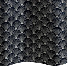 Hot Rideau SCHIAPARELLI coloris bleu nuit 140 x 240 cm - 4MURS Rideaux