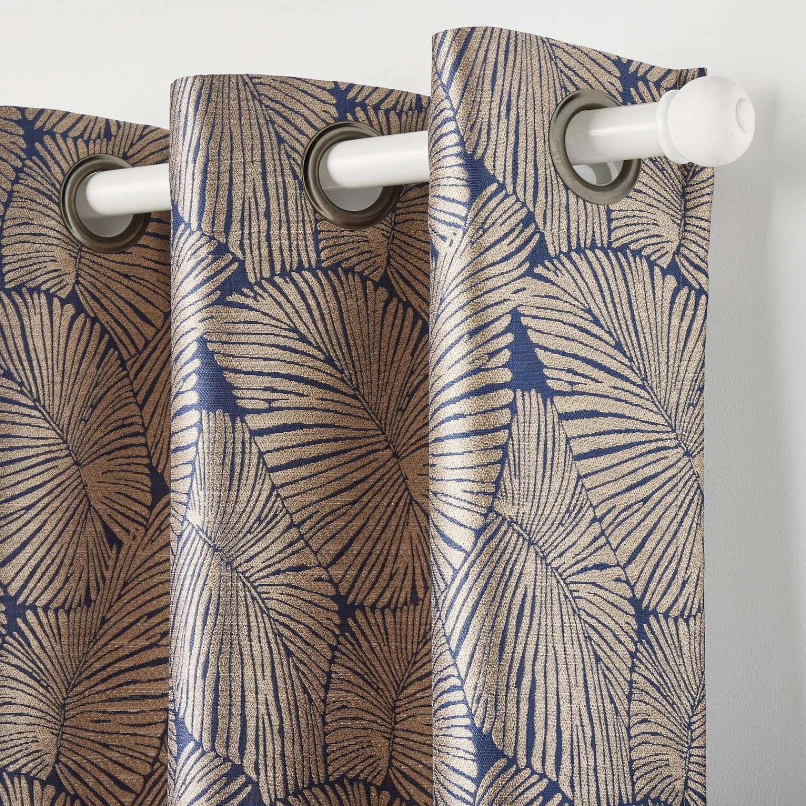 Fashion Rideau SERRA coloris bleu nuit 140 x 260 cm - 4MURS Rideaux