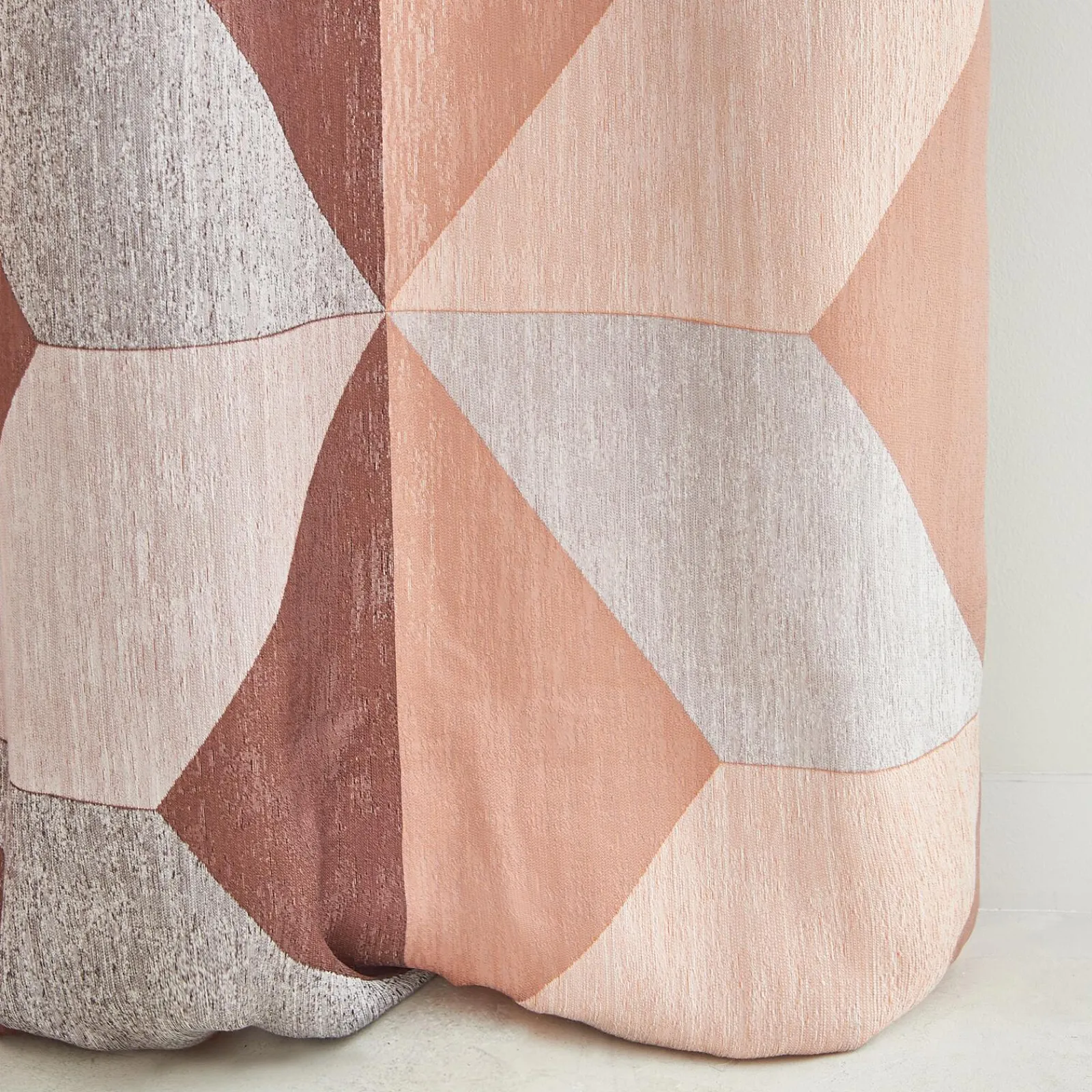 New Rideau STHAL coloris rose des sables 140 x 260 cm - 4MURS Rideaux