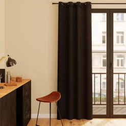 New Rideau thermique BOSTON coloris gris orage 140 x 250 cm - 4MURS Rideaux
