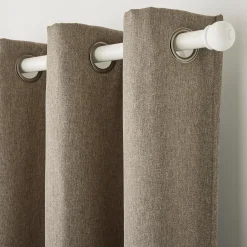 Discount Rideau thermique BOSTON coloris taupe 140 x 250 cm - 4MURS Rideaux