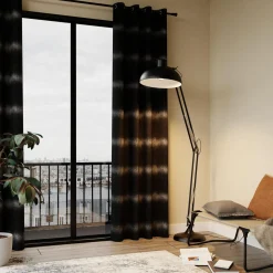 Online Rideau thermique BRUMA coloris noir 140 x 260 cm - 4MURS Rideaux