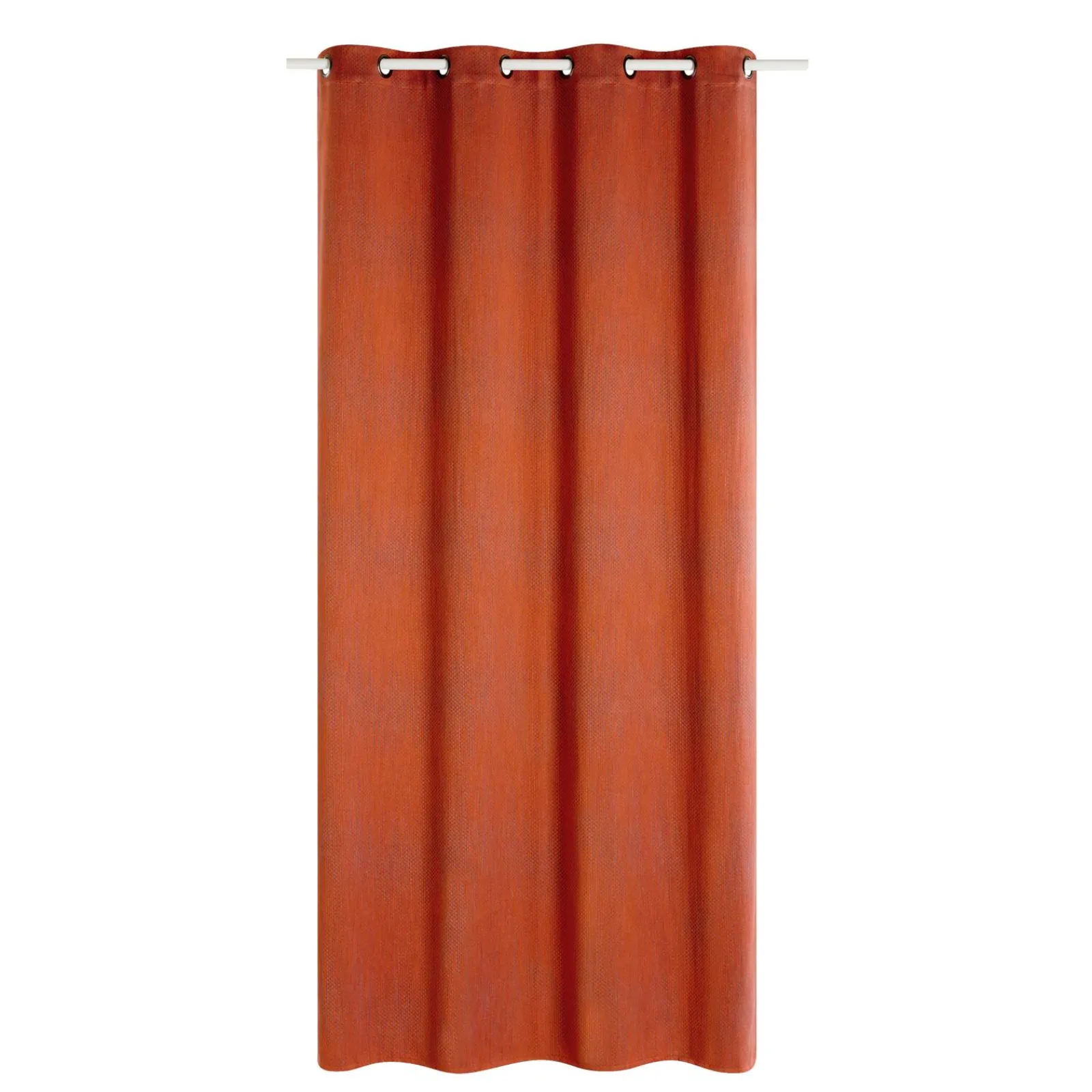 Outlet Rideau TRICTRAC coloris rouille 140 x 260 cm - 4MURS Rideaux