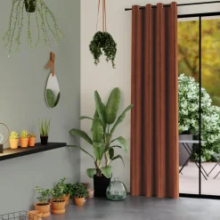 Clearance Rideau VELVET coloris tabac 140 x 260 cm - 4MURS Rideaux