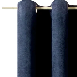 Online Rideau WALL STREET coloris bleu nuit 145 x 260 cm - 4MURS Rideaux