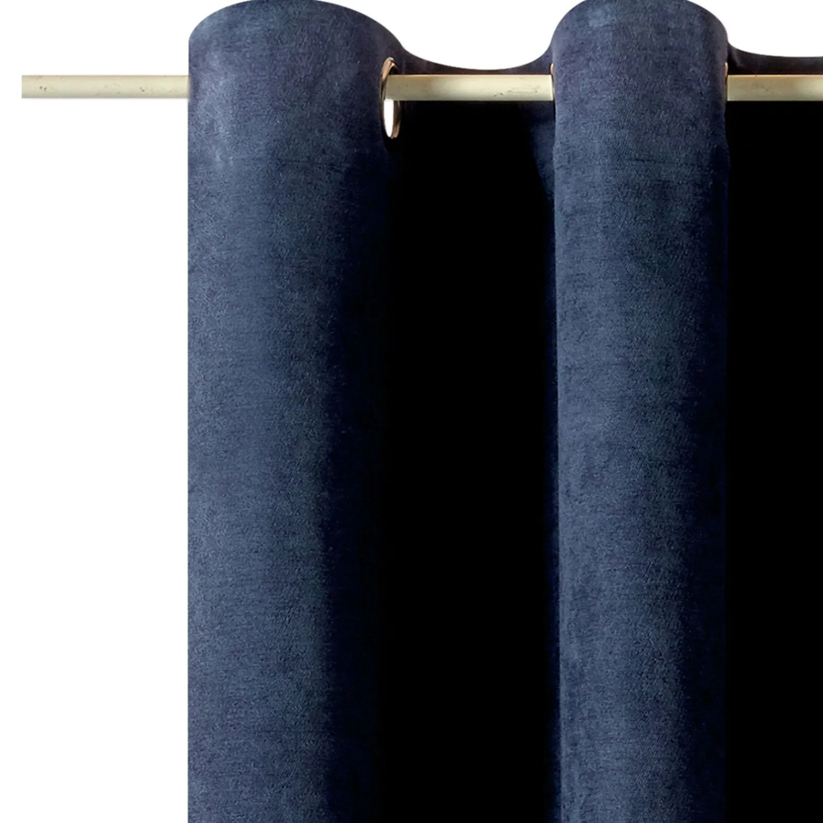 Online Rideau WALL STREET coloris bleu nuit 145 x 260 cm - 4MURS Rideaux