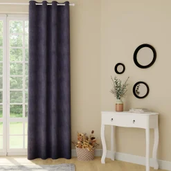 Online Rideau WALL STREET coloris bleu nuit 145 x 260 cm - 4MURS Rideaux