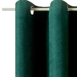 New Rideau WALL STREET coloris vert sapin 145 x 260 cm - 4MURS Rideaux
