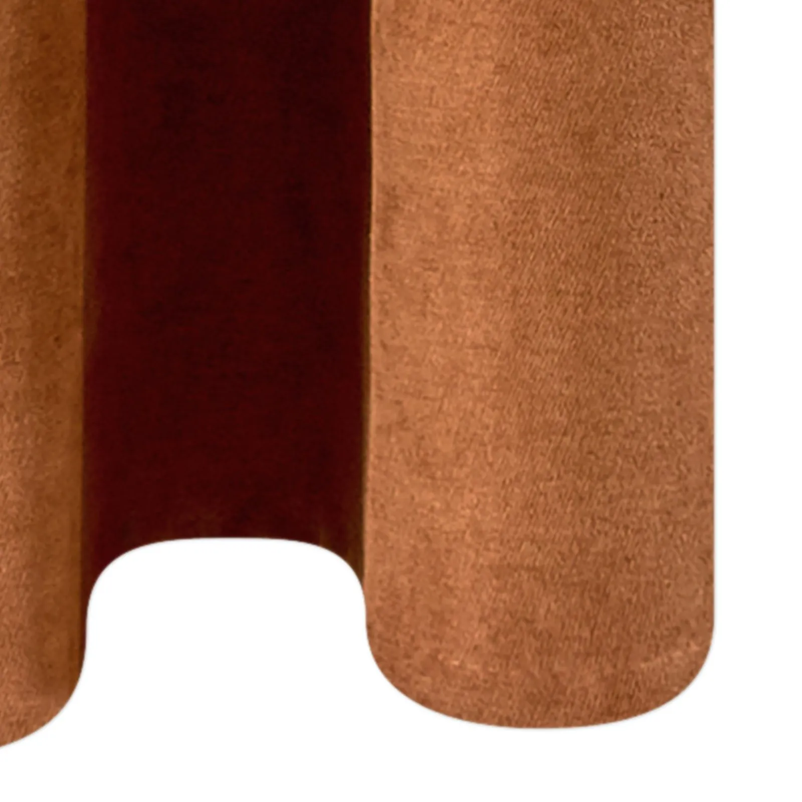Online Rideau WALL STREET coloris roux 145 x 260 cm - 4MURS Rideaux