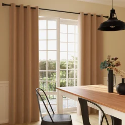 New Rideau WALL STREET coloris taupe 145 x 260 cm - 4MURS Rideaux