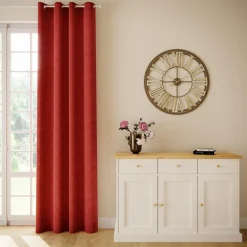 Discount Rideau WALL STREET coloris bordeaux 145 x 260 cm - 4MURS Rideaux