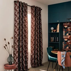 Discount Rideau YURK coloris chocolat 140 x 260 cm - 4MURS Rideaux