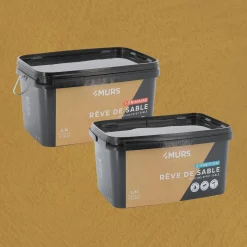 Outlet Peinture Peinture ton ocre + Primaire - 4MURS Peintures