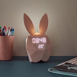 New Réveil CUTTY CLOCK RABBIT coloris rose - 4MURS Enfant High-Tech Enfant|Accessoires Multimédia