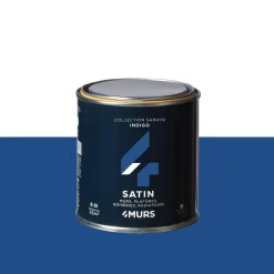 Hot Peinture Finition Peinture indigo Satiné 0,5 L - 4MURS Peintures