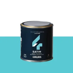 Online Peinture Finition Peinture lagune Satiné 0,5 L - 4MURS Peintures