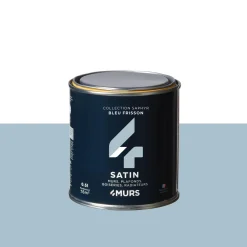 Best Peinture Finition Peinture bleu frisson Satiné 0,5 L - 4MURS Peintures