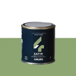 Discount Peinture Finition Peinture aloe vera Satiné 0,5 L - 4MURS Peintures