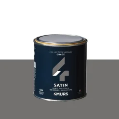 Online Peinture Finition Peinture orage Satiné 0,5 L - 4MURS Peintures