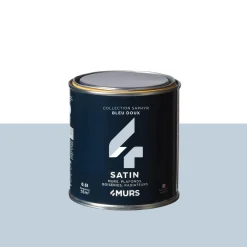 Fashion Peinture Finition Peinture bleu doux Satiné 0,5 L - 4MURS Peintures