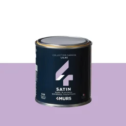 Discount Peinture Finition Peinture lilas Satiné 0,5 L - 4MURS Peintures