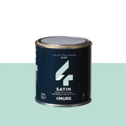 Online Peinture Finition Peinture mint Satiné 0,5 L - 4MURS Peintures