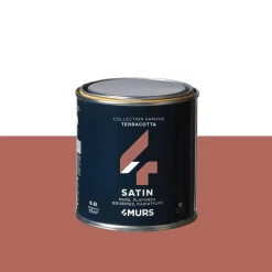 Fashion Peinture Finition Peinture terracotta Satiné 0,5 L - 4MURS Peintures