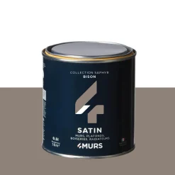 Hot Peinture Finition Peinture bison Satiné 0,5 L - 4MURS Peintures