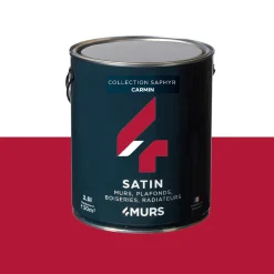 Clearance Peinture Multi-supports Peinture carmin Satiné - 4MURS Peintures
