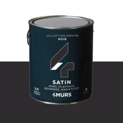 Outlet Peinture Multi-supports Peinture noir Satiné - 4MURS Peintures