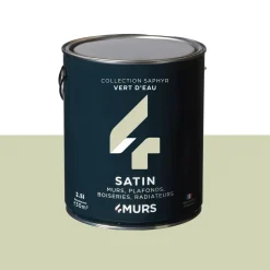 Sale Peinture Multi-supports Peinture vert d'eau Satiné - 4MURS Peintures