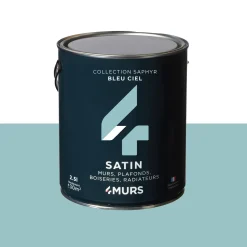 Outlet Peinture Multi-supports Peinture bleu ciel Satiné - 4MURS Peintures
