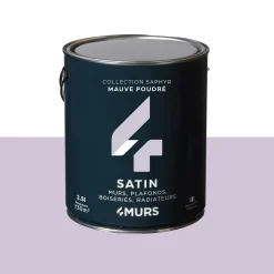 Clearance Peinture Multi-supports Peinture mauve poudré Satiné - 4MURS Peintures