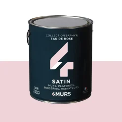 Clearance Peinture Multi-supports Peinture eau de rose Satiné - 4MURS Peintures