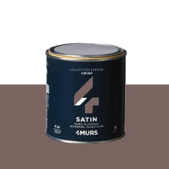 New Peinture Peinture cacao Satiné 0,5 L - 4MURS Peintures