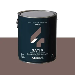 Fashion Peinture Peinture cacao Satiné 2,5 L - 4MURS Peintures