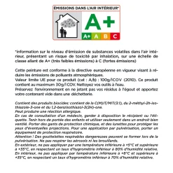 Sale Peinture Peinture jaune ambré Satiné 0,5 L - 4MURS Peintures