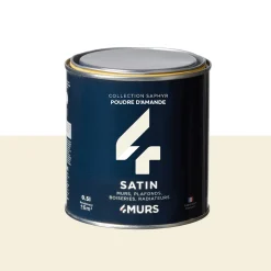 Discount Peinture Peinture poudre d'amande Satiné 0,5 L - 4MURS Peintures