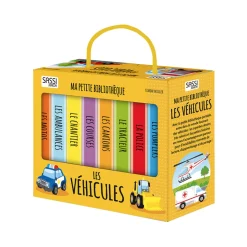 Fashion Livre enfant MA PETITE BIBLIOTHÈQUE LES VÉHICULES - 4MURS Papeterie Et Livres