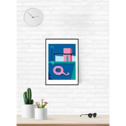 Online Sergeant Paper Affiche FLAMINGO HANGOVER A3 30 x 42 cm - 4MURS Tableaux Et Affiches